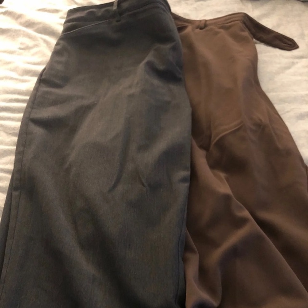 Two pairs dress pants
